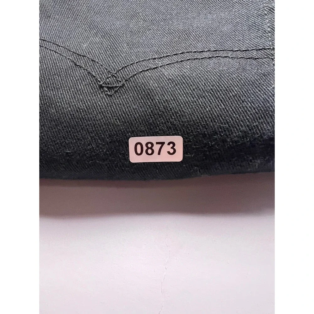 Levis 513 Slim Straight Jeans Mens 32x32 Black Denim Casual Pants 08513-0124
